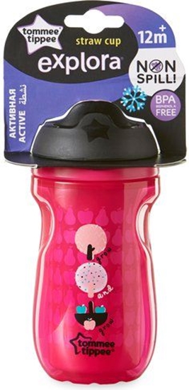 Picture of Tommee Tippee BIDON ZE SŁOMKĄ GIRL 260ML (TT0317)