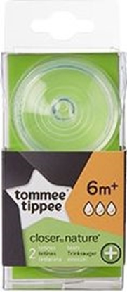 Picture of Tommee Tippee Smoczek silikonowy antykolkowy 6m+ 2 sztuki (TT0158)