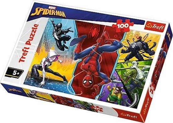 Picture of Trefl Puzzle 100 Do góry nogami Marvel Spider-man