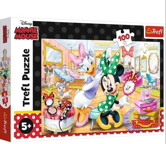 Picture of Trefl Puzzle 100 Minnie w salonie kosmetycznym