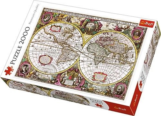 Изображение Trefl Puzzle 2000 elementów - Mapa Ziemi (GXP-645727)