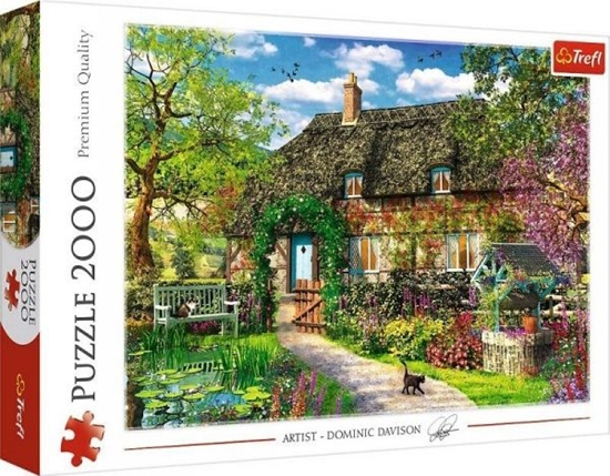 Изображение Trefl Puzzle 2000 elementów - Wiejska chatka