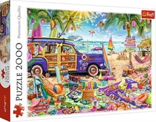 Изображение Trefl Puzzle 2000 elementów Tropikalne wakacje