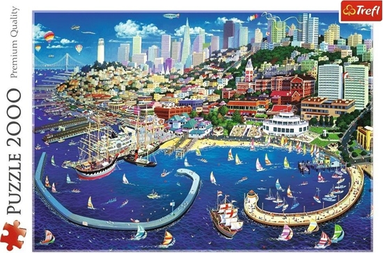 Изображение Trefl Puzzle 2000 Zatoka San Francisco