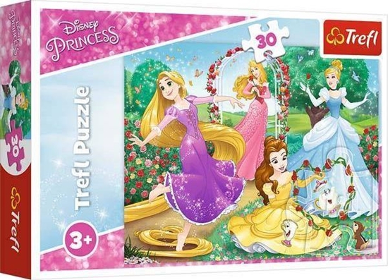 Изображение Trefl Puzzle 30 Być księżniczką Disney Princess