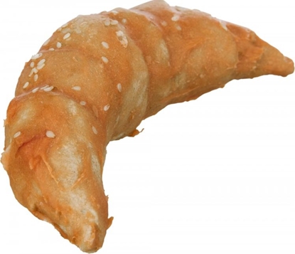 Attēls no Trixie Denta Fun Chicken Croissant, przysmak dla psów, z kurczakiem 11 cm, 80 g, 50 szt/opak