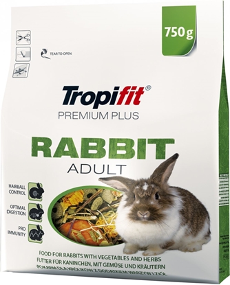 Picture of Tropical TROPIFIT PREMIUM PLUS - POKARM DLA KRÓLIKÓW ADULT 750g