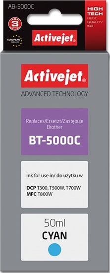 Picture of Tusz Activejet Tusz AB-5000C (cyan)