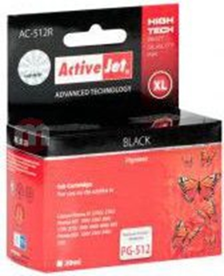 Picture of Tusz Activejet tusz AC-512R / PG-512 (black)