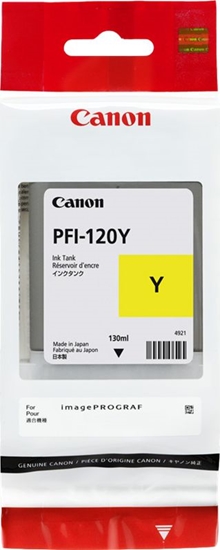 Изображение Tusz Canon Tusz PFI-120Y (yellow)