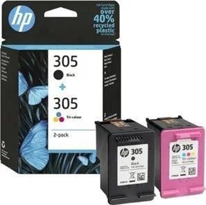 Attēls no Tusz HP HP Inc. Tusz nr 305 2-Pack 6ZD17AE wkład do drukarki atramentowej