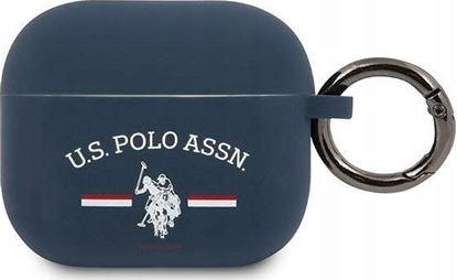 Attēls no U.S. Polo Assn Etui ochronne do AirPods 3 granatowe