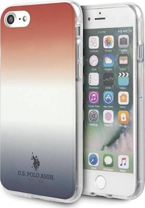 Attēls no U.S. Polo Assn US Polo USHCI8TRDGRB iPhone 7/8/SE 2020 czerwono-niebieski/blue&red Gradient Pattern Collection