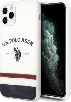 Attēls no U.S. Polo Assn US Polo USHCN65PCSTRB iPhone 11 Pro Max biały/white Tricolor Pattern Collection