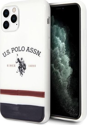 Изображение U.S. Polo Assn US Polo USHCN65PCSTRB iPhone 11 Pro Max biały/white Tricolor Pattern Collection