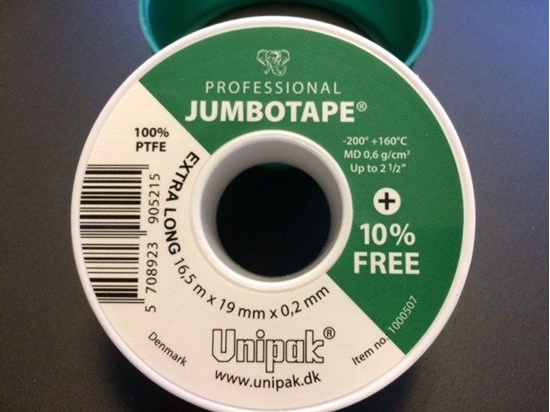 Изображение Unipak Taśma teflonowa Jumbotape 11m X 19mm X 0,200mm (1000557)