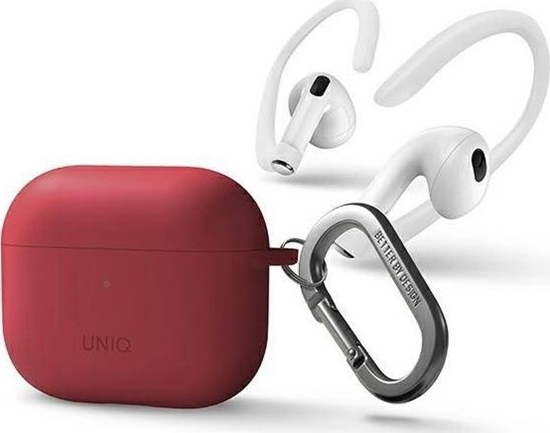 Изображение Uniq Etui ochronne Nexo do Apple AirPods 3 czerwone