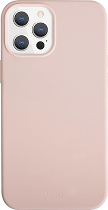 Picture of Uniq UNIQ etui Lino Hue Apple iPhone 12 Pro Max różowy/blush pink Antimicrobial