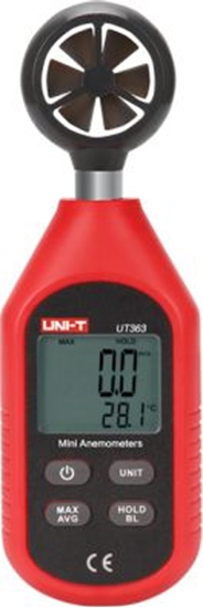 Изображение Uni-T Miernik - wiatromierz z funkcją pomiaru temperatury Uni-T UT363