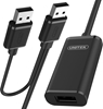 Изображение Kabel USB Unitek 2x USB-A - USB-A 5 m Czarny (Y-277)