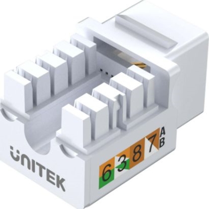 Attēls no Unitek Moduł keystone port RJ-45 kat.6 UTP (T012A)