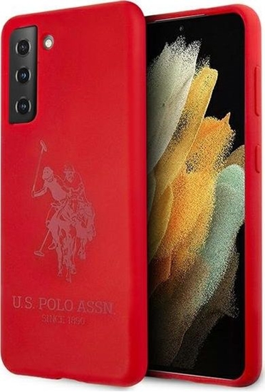 Изображение US POLO US Polo USHCS21SSLHRTRE S21 G991 czerwony/red Silicone On Tone