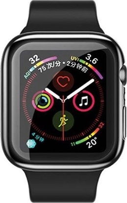 Изображение Usams USAMS Etui ochronne Apple Watch 4 44mm. czarny/black IW486BH01 (US-BH486)