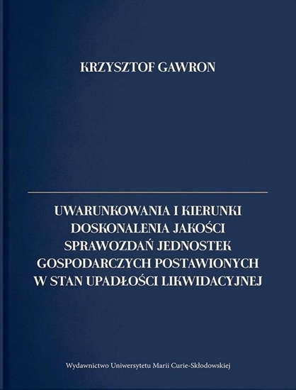 Изображение Uwarunkowania i kierunki doskonalenia jakości..