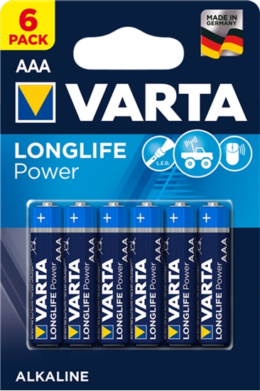 Изображение Varta Longlife Power Single-use battery AAA Alkaline