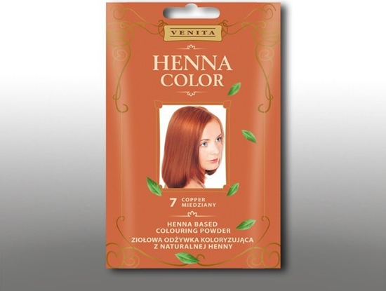 Picture of Venita Ziołowa odżywka koloryzująca Henna Color 30g 7 miedziany