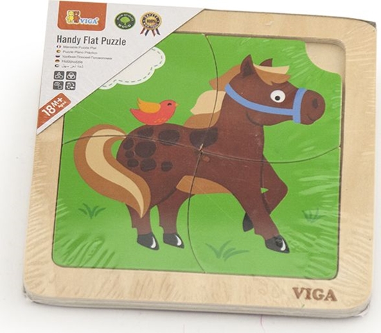 Picture of Viga Viga 51312 Puzzle na podkładce - Konik