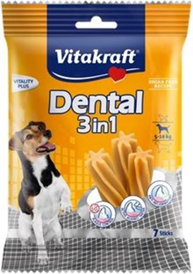 Picture of Vitakraft DENTAL 3in1 SMALL 5-10kg 120g