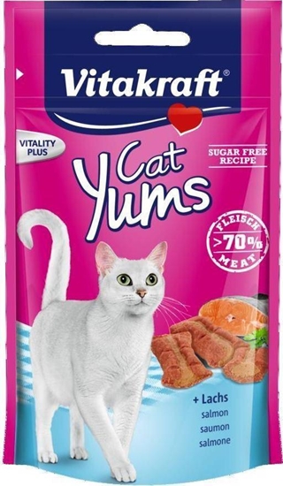 Изображение Vitakraft Vitakraft Cat Yums łosoś 40g [36726]