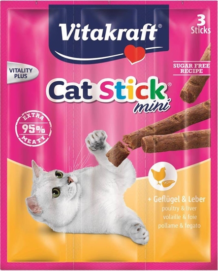 Picture of Vitakraft Vitakraft Kot Stick Mini Drób/Wątroba 3 szt. /20