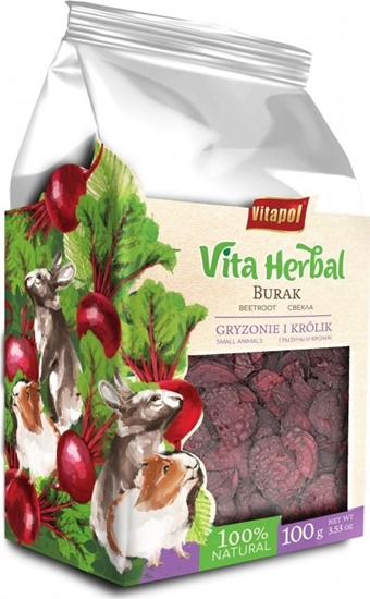 Изображение Vitapol Vita Herbal dla gryzoni i królika, burak, 100g