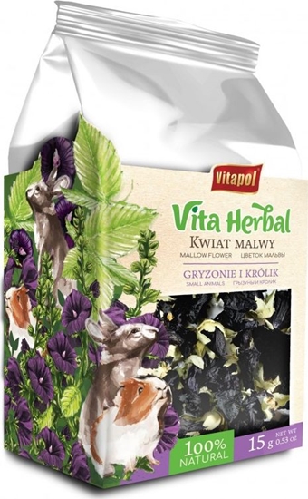Picture of Vitapol Vita Herbal dla gryzoni i królika, kwiat malwy, 15g