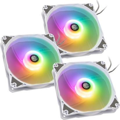 Attēls no Wentylator BitsPower Notos 120 Digital RGB 3-pack + Hub (BPTA-FX1812NTWH-1)