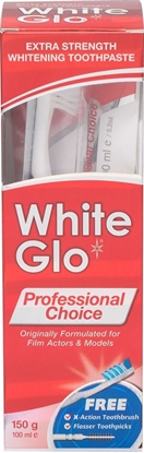 Attēls no White Glo Pasta do zębów Professional Choice 100 ml + szczoteczka