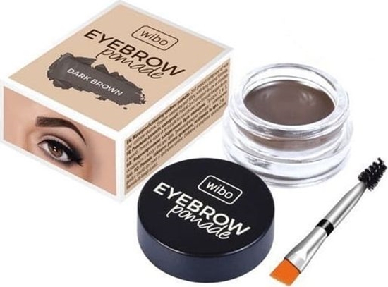 Изображение Wibo Eyebrow Pomade wodoodporna pomada do brwi 2 Dark Brown