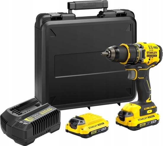 Изображение STANLEY WIERTARKO-WKRĘTARKA 18V V20 80Nm 2x2,0Ah SFMCD720D2K | Stanley