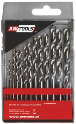 Picture of Wiertło AWTools HSS walcowe 1,5 2 4,5 4 5,5 5 4,8 3 2,5 3,5 6 3,2 6,5mm zestaw (AW41201)