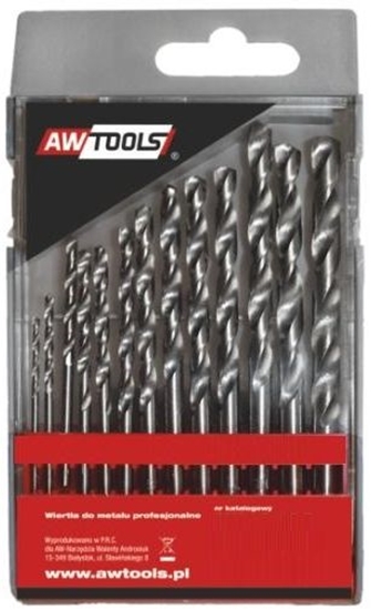 Picture of Wiertło AWTools HSS walcowe 1,5 2 4,5 4 5,5 5 4,8 3 2,5 3,5 6 3,2 6,5mm zestaw (AW41201)