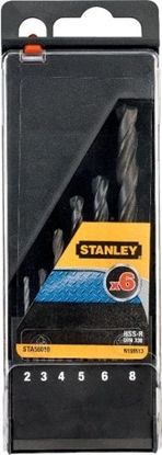 Attēls no Wiertło Stanley do metalu HSS walcowe 2 4 5 3 6 8mm zestaw (STA56010)