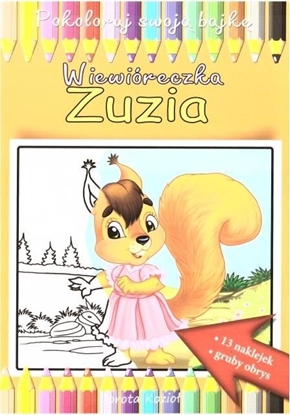 Attēls no Wiewióreczka Zuzia - kolorowanka