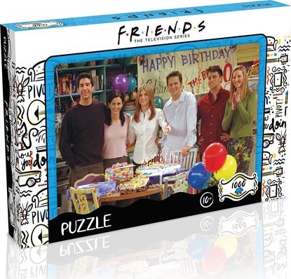 Изображение Winning Moves Puzzle 1000 elementów Przyjaciele Urodziny