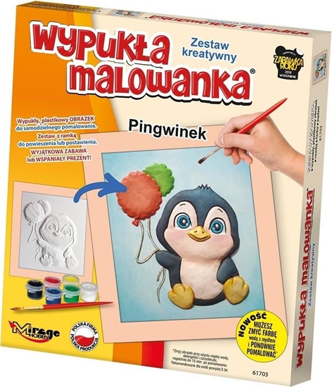 Picture of Wypukła Malowanka - Mały Pingwinek