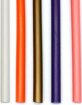 Attēls no Wkłady klejowe Megatec 11 mm x 200 mm zestaw kolorów 5 szt. 0.1 kg Termik (BNKOLOR)