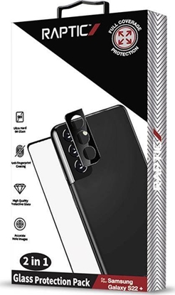 Attēls no X-doria X-Doria Raptic Glass Protection Pack – Zestaw szkło hartowane na ekran + nakładka na aparat Samsung Galaxy S22+