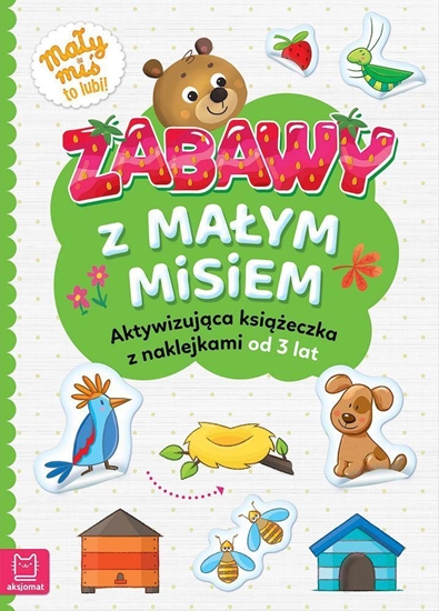 Picture of Zabawy z małym misiem. Aktywizująca książeczka