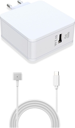 Изображение Zasilacz do laptopa CoreParts 90 W, Magsafe 2, 4.5 A, 20 V (MBXAP-AC0023)